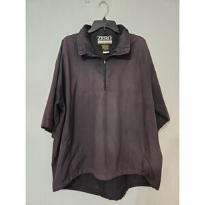 Zero Restriction Golf Quarter Zip Pullover Shirt Men’s Large Black Windbreaker